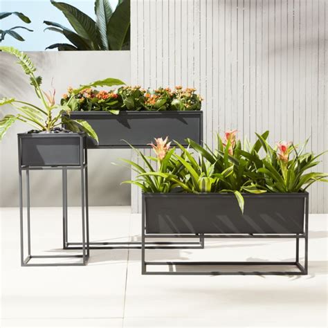 steel square planter box|indoor metal planter boxes.